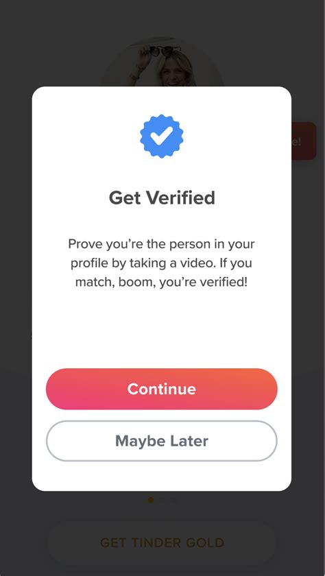 can you fake verification on tinder